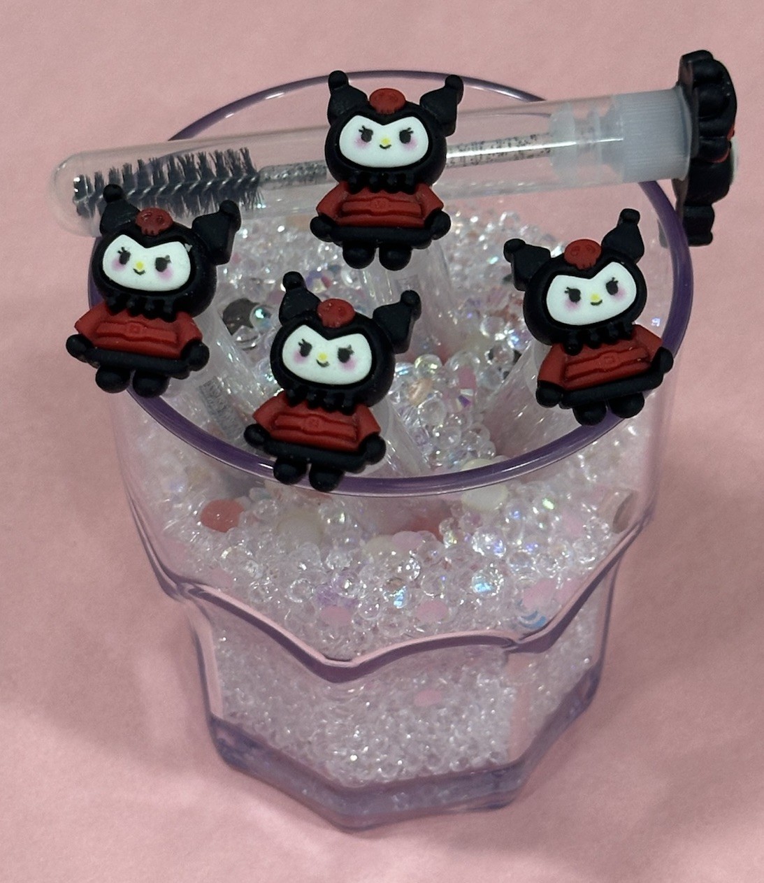 10 ct Mascara brushes, eyelash brushes, mascara wands with tube, lash spoolies