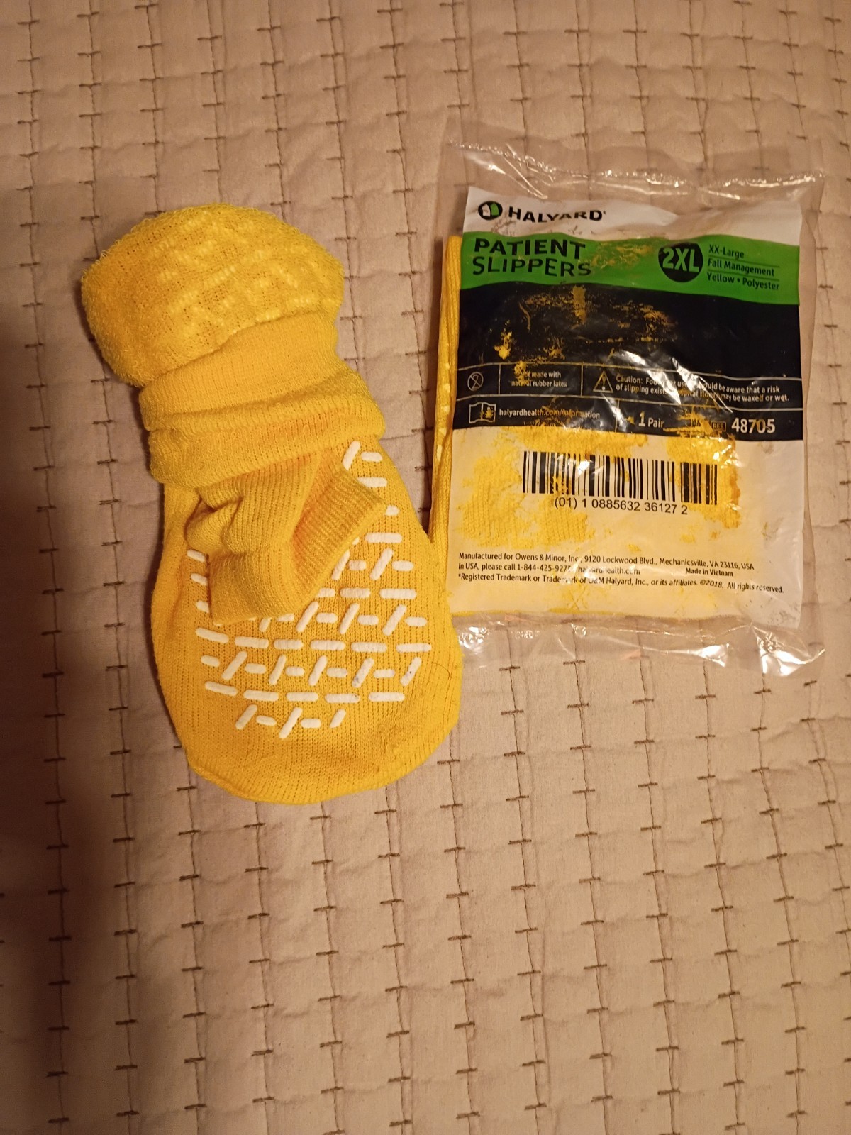 lot of 2 pair of Patient slippers, size XXL, Unisex