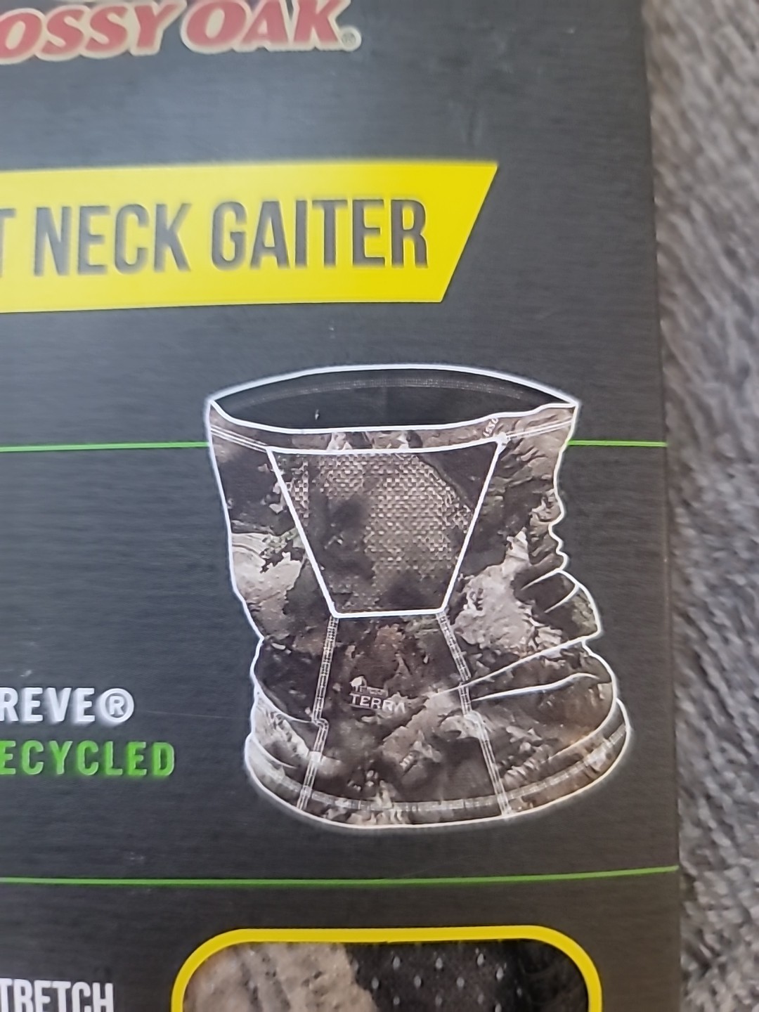 Mossy Oak Camouflage Lightweight Neck Gaiter Official Camo Of Conservation
