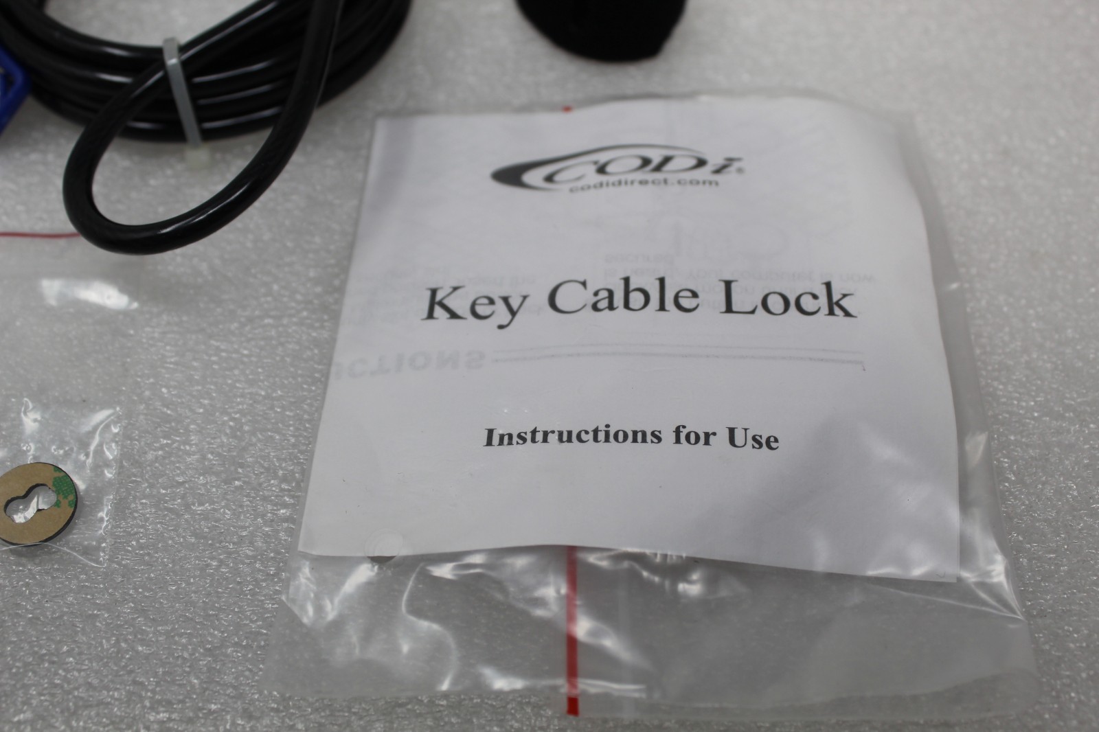 NEW CODI Security Laptop Key Cable Lock A02001 New!