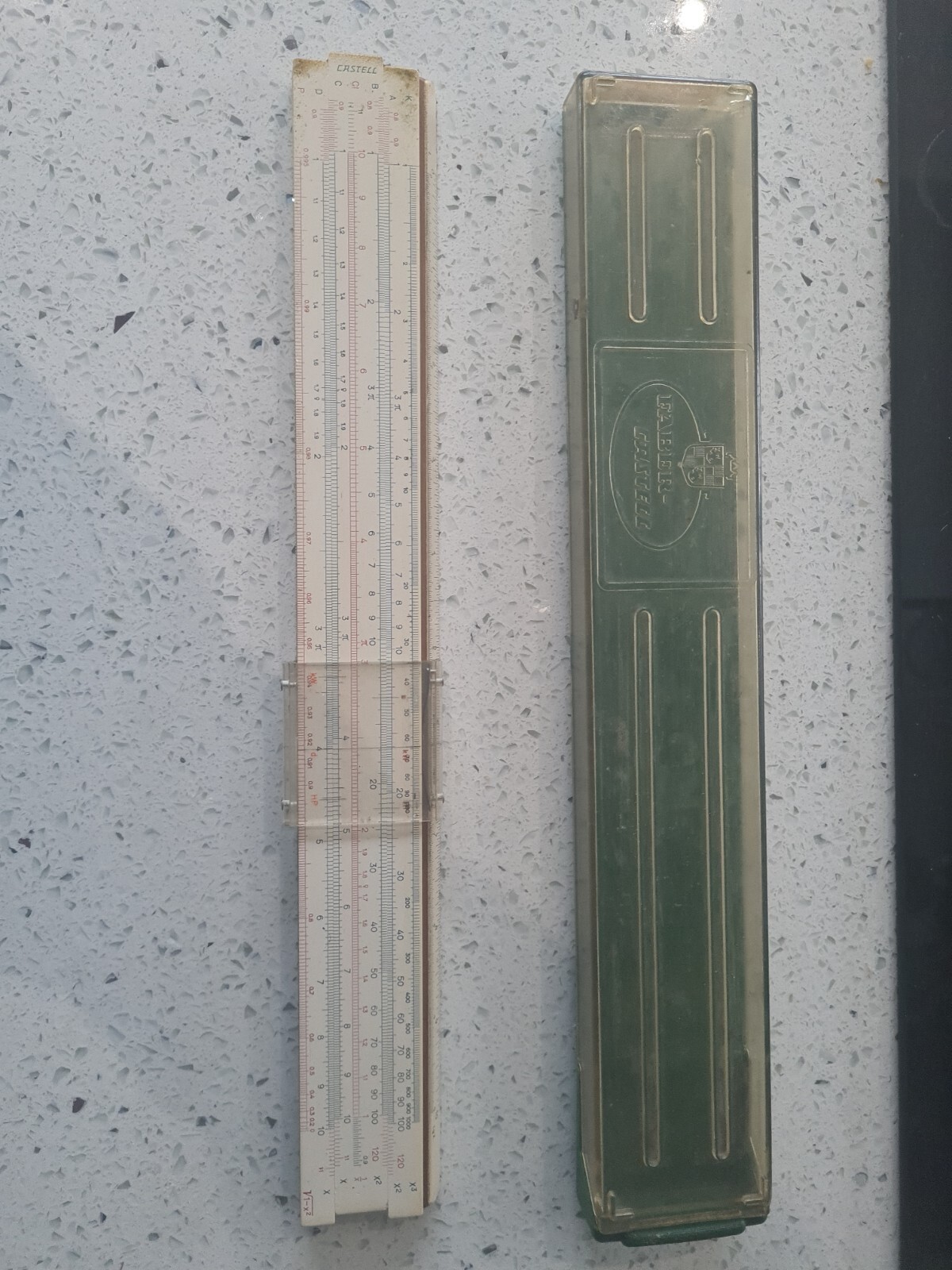 A.W Faber-Castell German Ruler Vintage. Measure. Antique. World War 2 prop