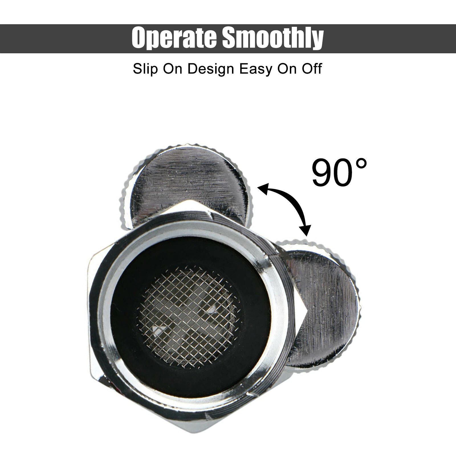 Silver Quick Control Adapter 1pcs Shower Shut-Off Valve Brass Water Saving