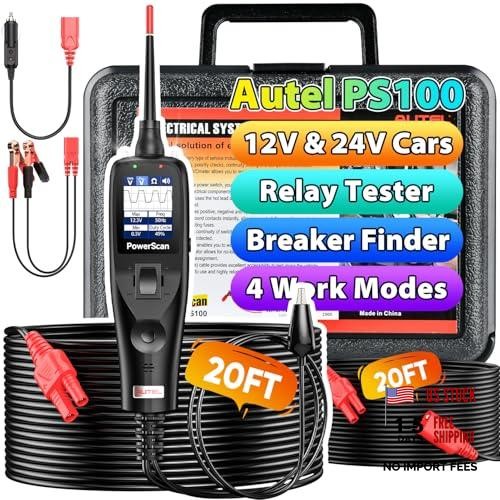 PowerScan PS100 Power Circuit Probe Kit, 2026 Advanced Electrical Wire Black