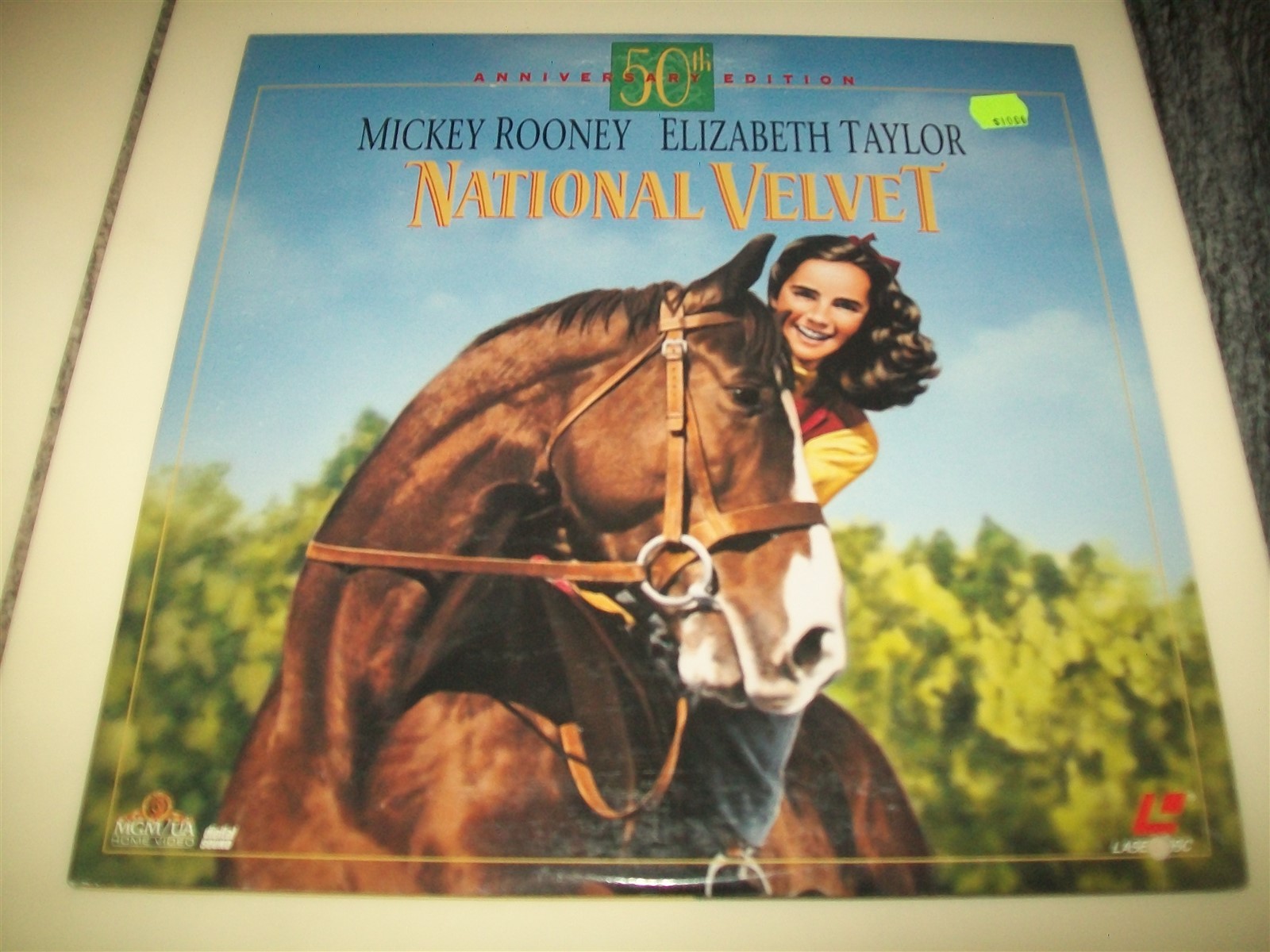 NATIONAL VELVET 2-Laserdisc LD 50TH ANNIVERSARY EDITION EXCELLENT CONDITION