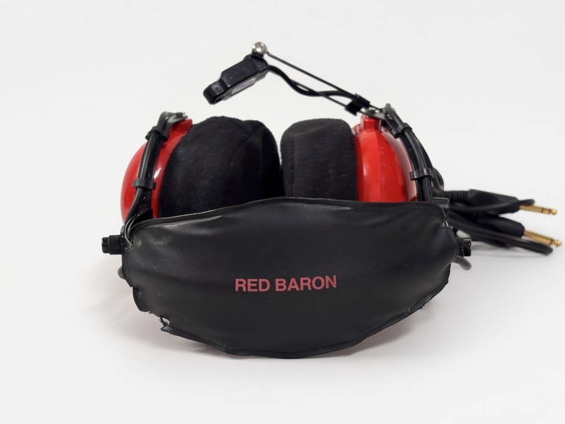 Red Baron C-40-10 Soft Comm Aviation Headset ✅ Dual Plug