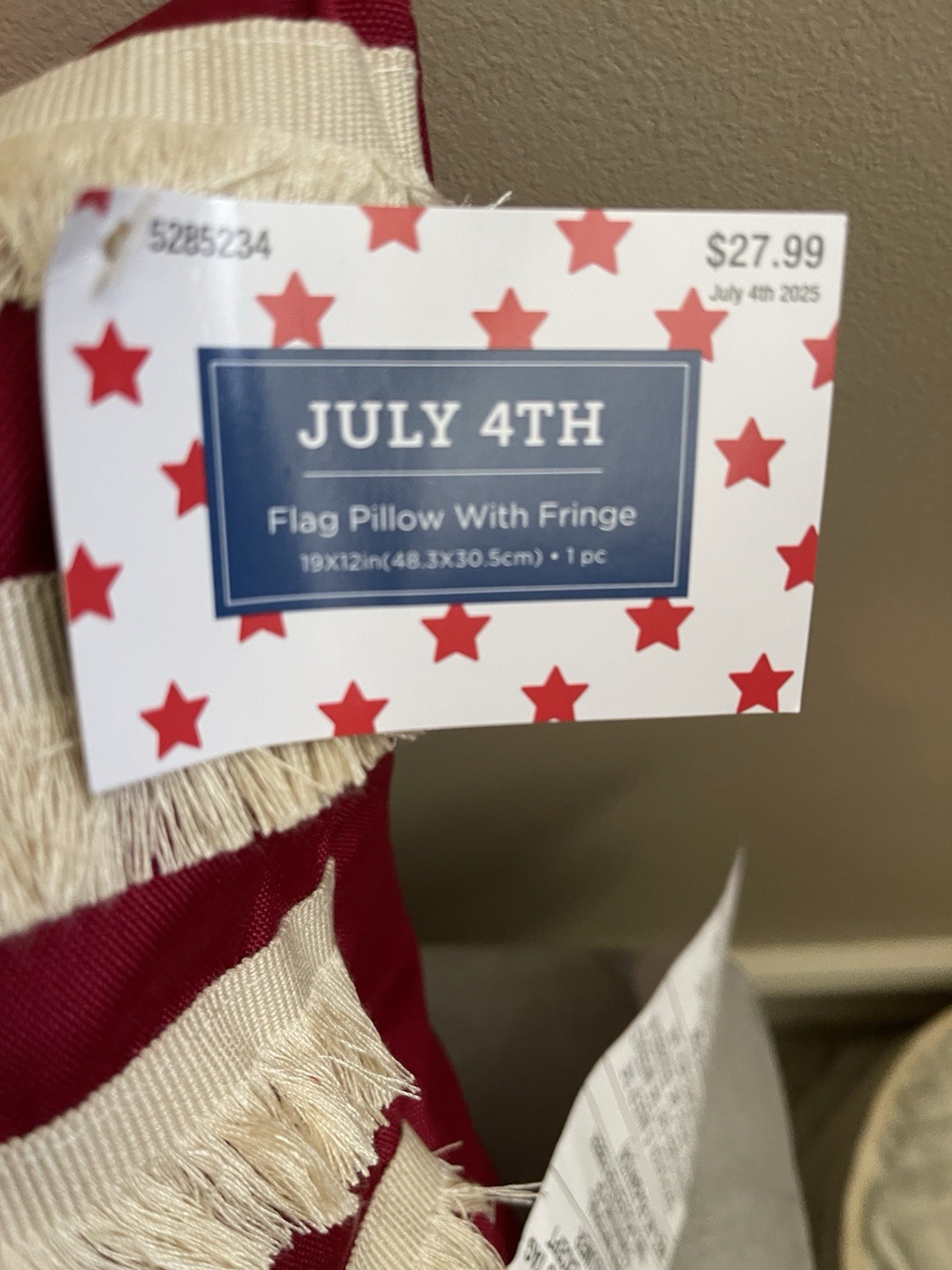 19”x 12” Patriotic Pillows