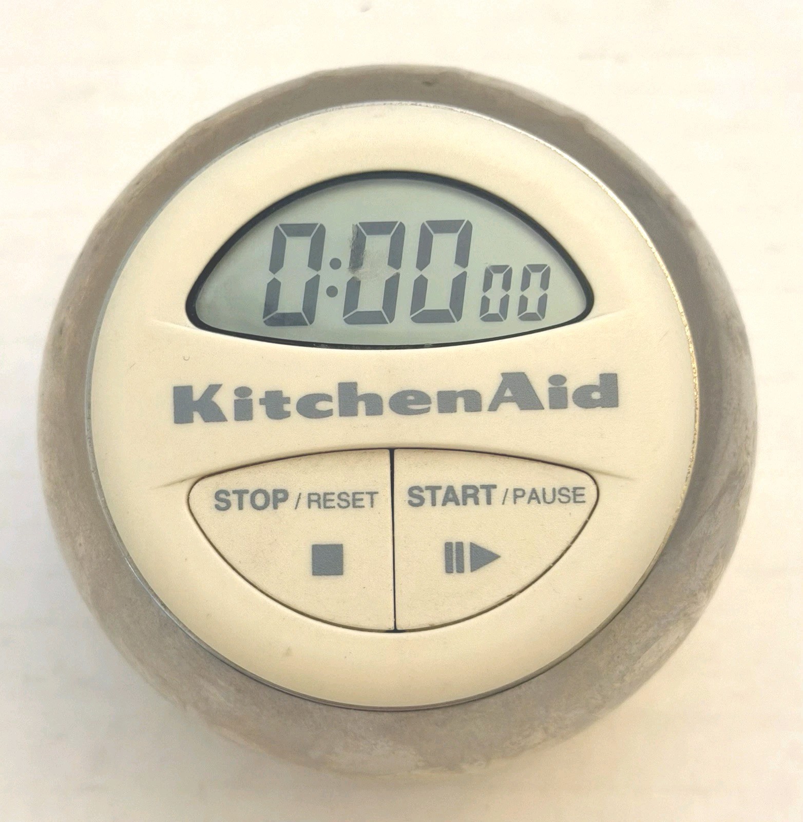 KitckenAid Digital Timer Off White/Chrome - Test and Working