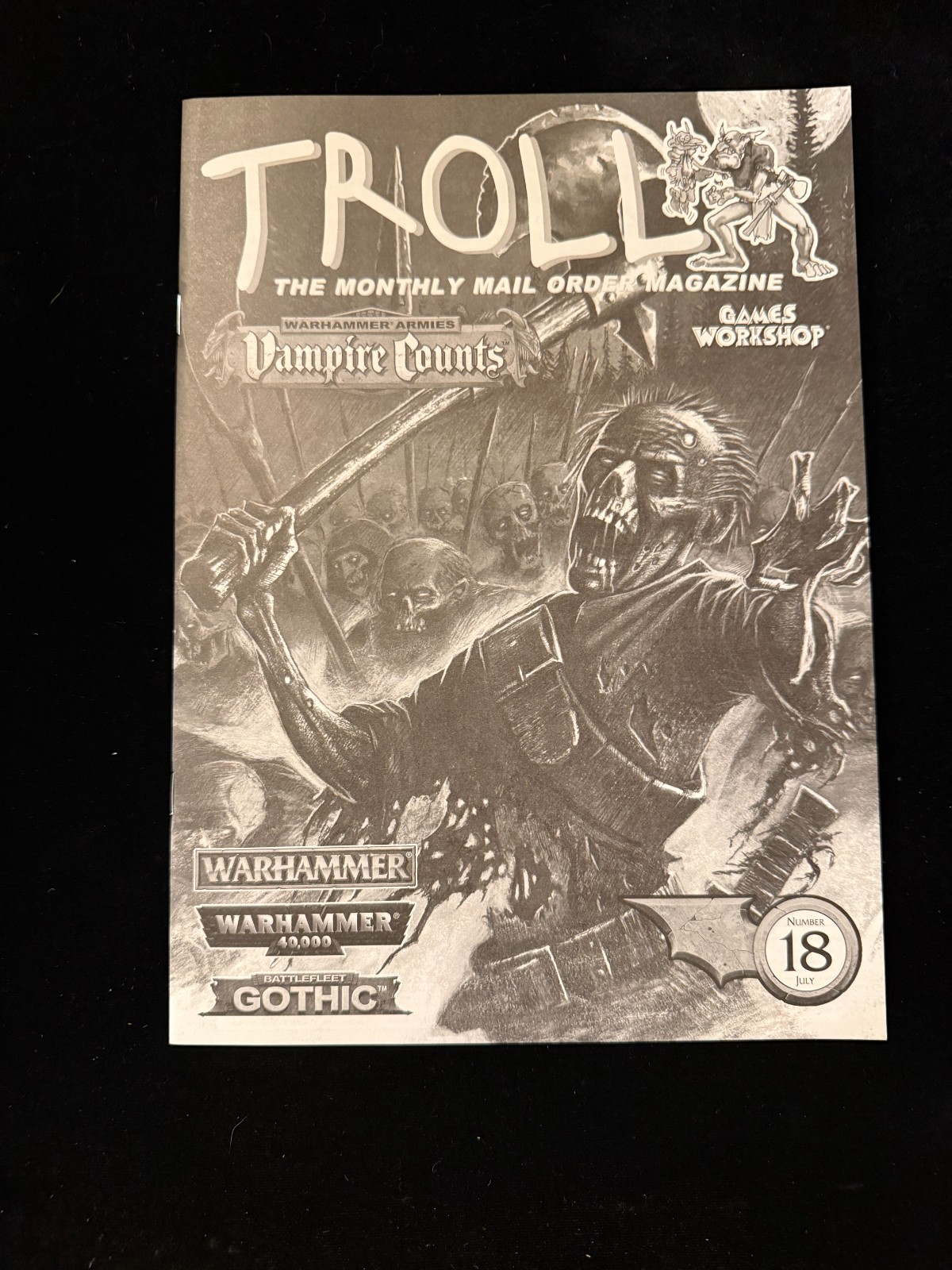 Games Workshop TROLL Monthly Mail Order Magazine Issue 18 Vampire Counts WFB