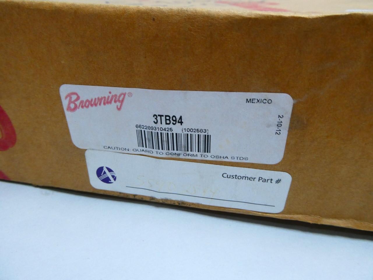 Browning 3TB94 3 Groove V-belt Sheave