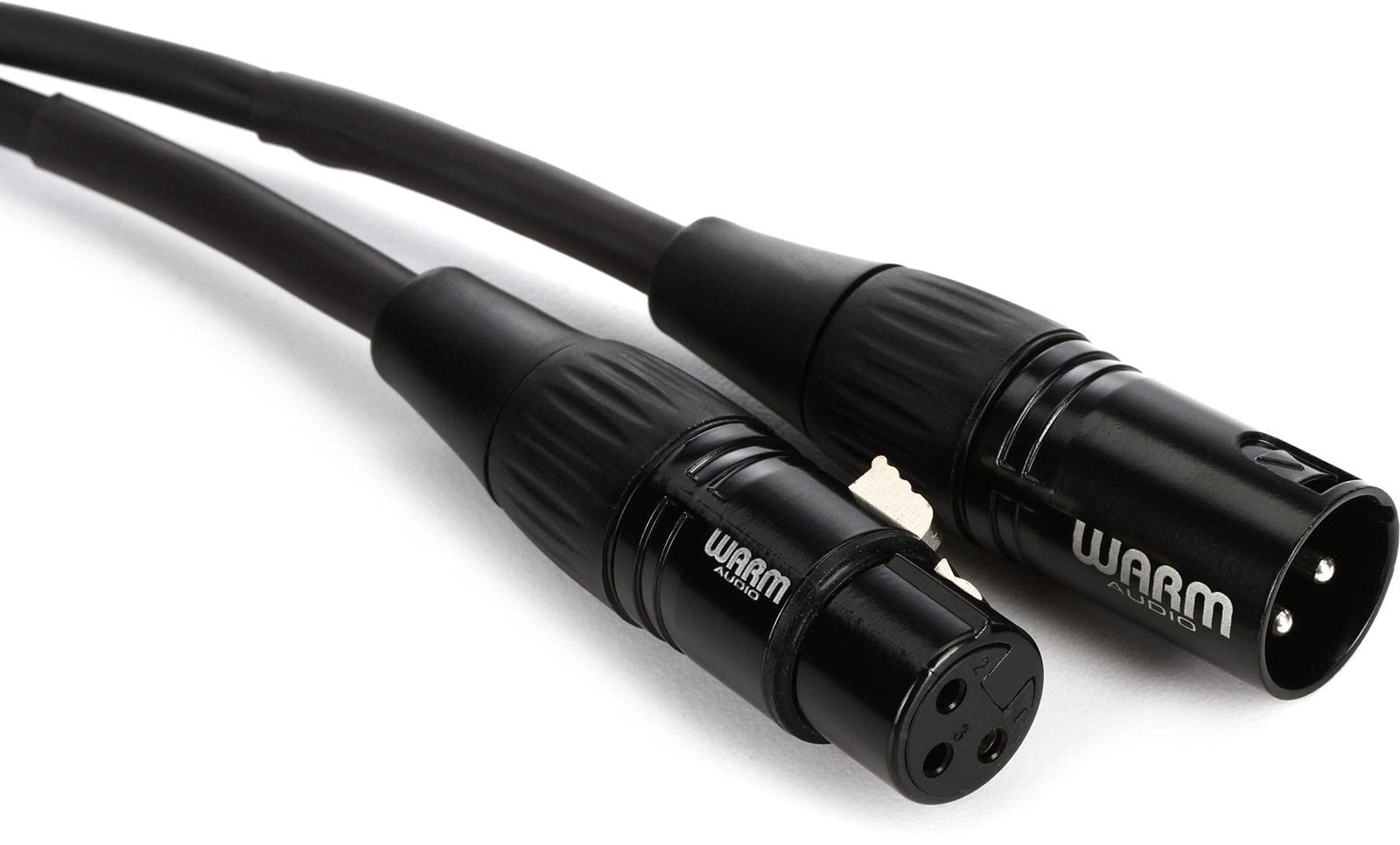 Warm Audio PRO-XLR-25 Premium Series XLR Microphone Cable 25-foot Black/Silver