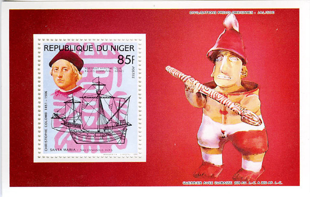 Niger Stamps 1990 Perf. Christophe Colomb Luxury Block N° 1115-1120 BL 62-6