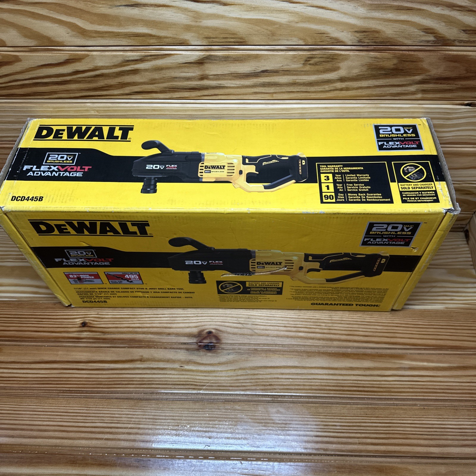 DeWalt DCD445B 20V Cordless 7/16" Quick Change Stud & Joist Drill (Tool Only)