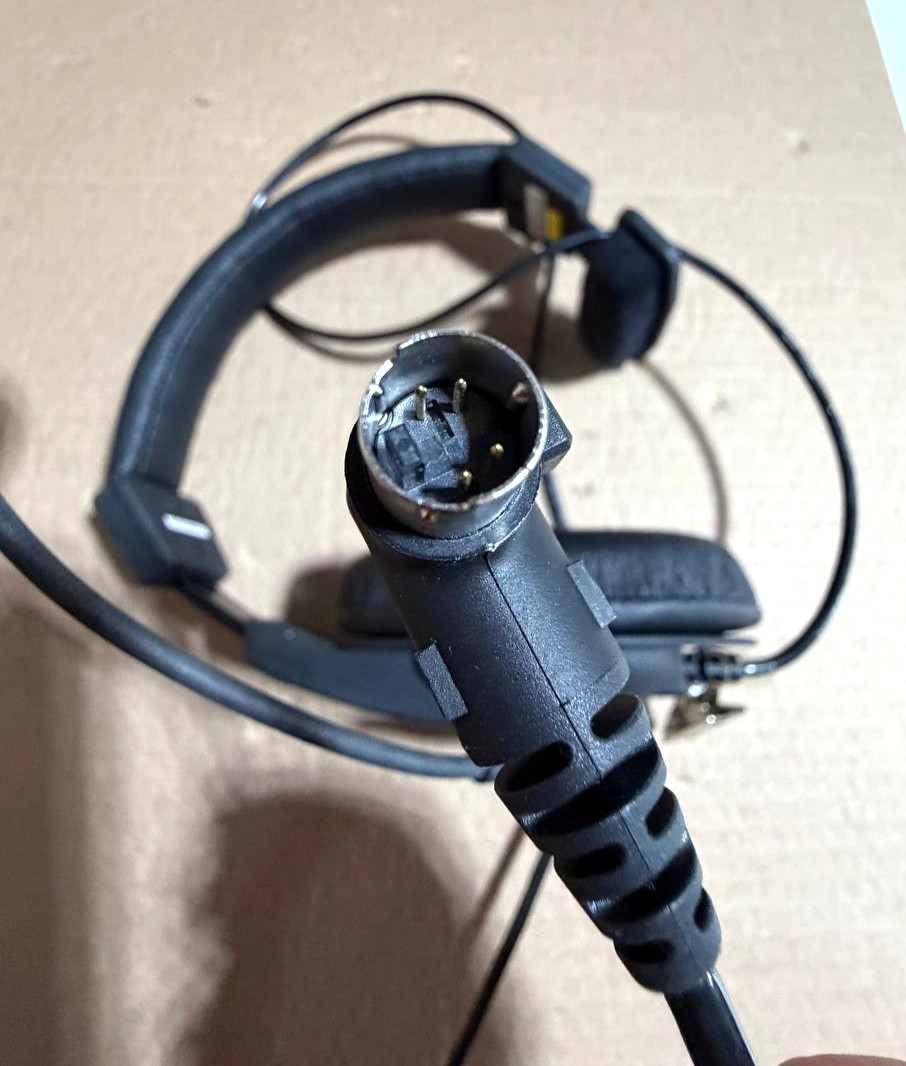 Clear-Com CC-15-MD4 Intercom Headset with Mini DIN 4 pin Connector