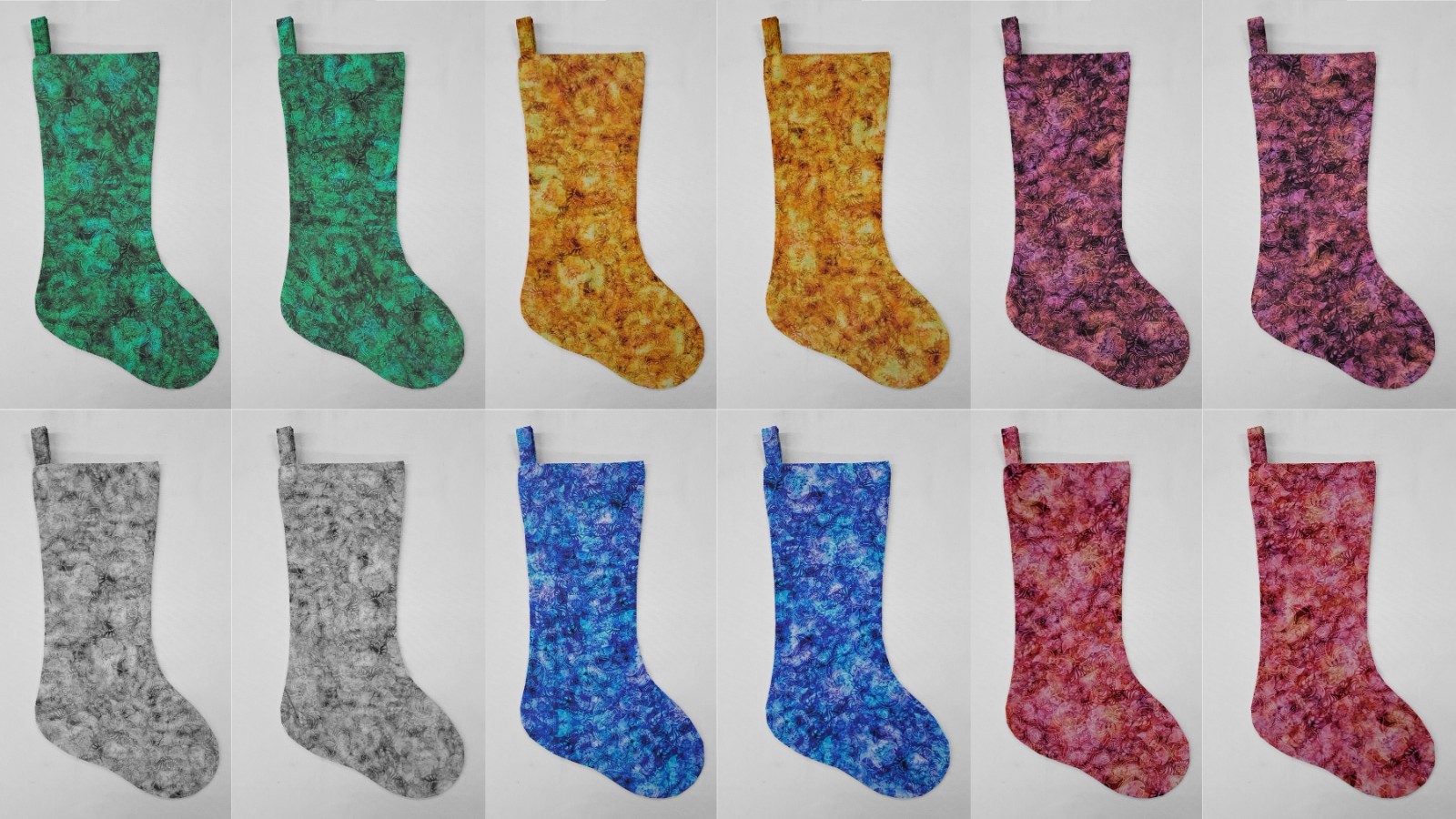 Floral Paisley Christmas Stocking