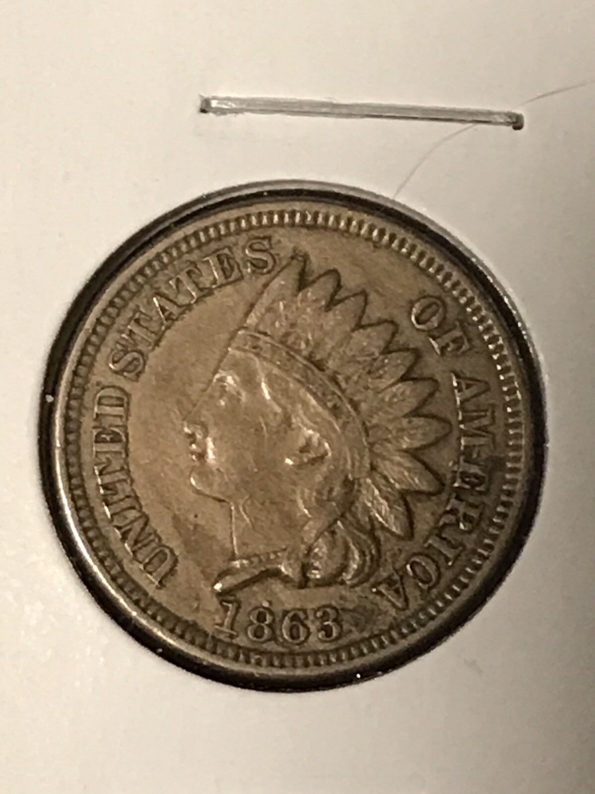1863 Indian Head Cent      Higher Grade