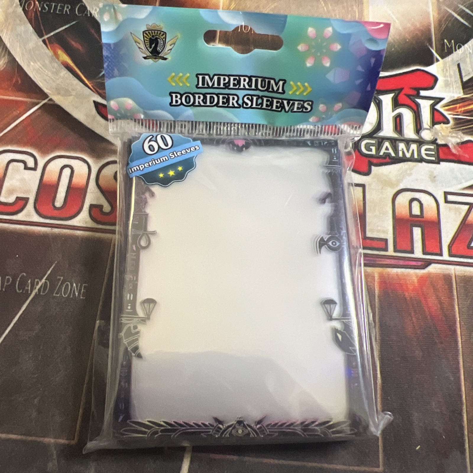 Imperium Duelist Sleeves “Stone Tablet 3” NEW SEALED PACK Yugioh Sized