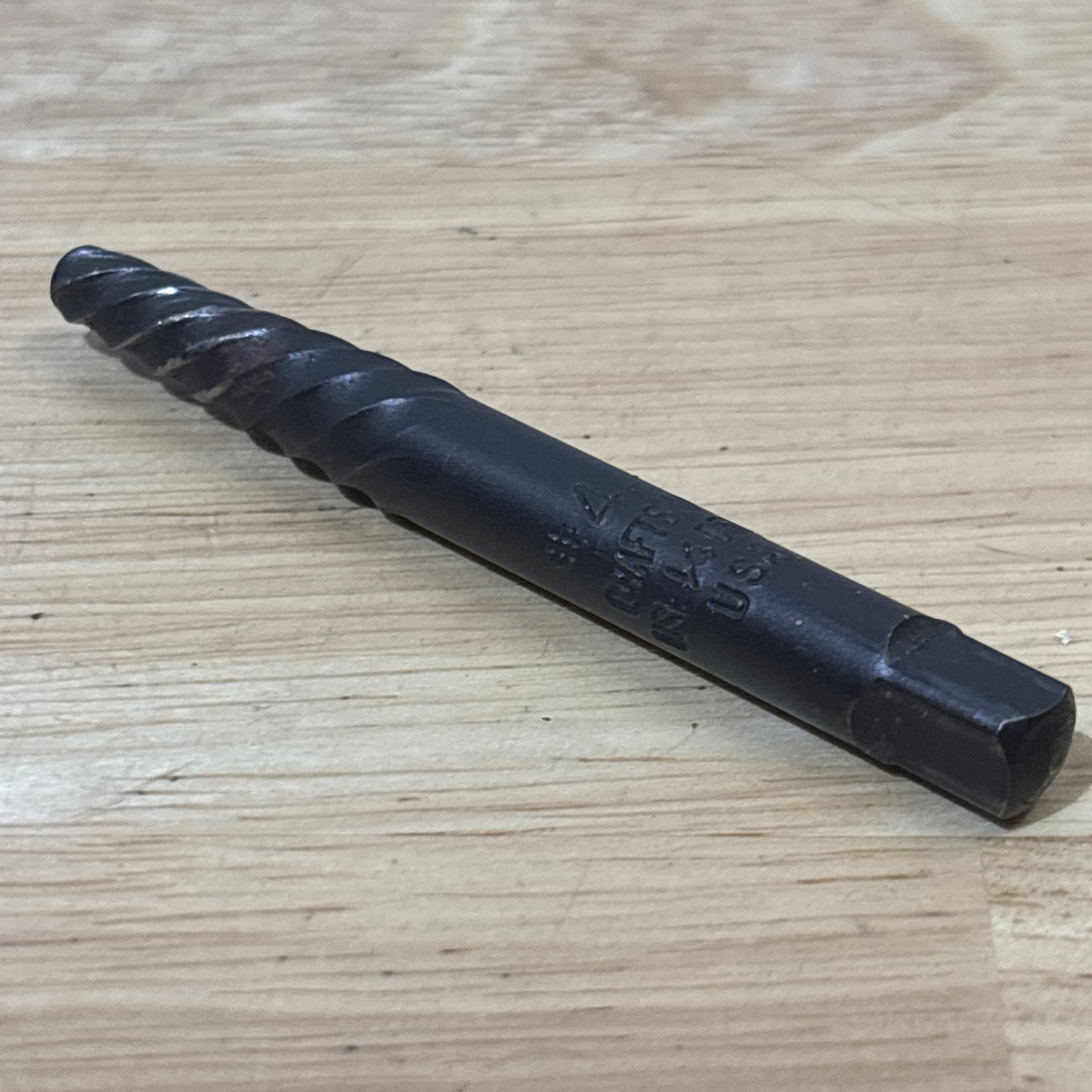 Craftsman No. 4 Screw Extractor #4 Use 1/4" Drill Bit for set 67372 USA