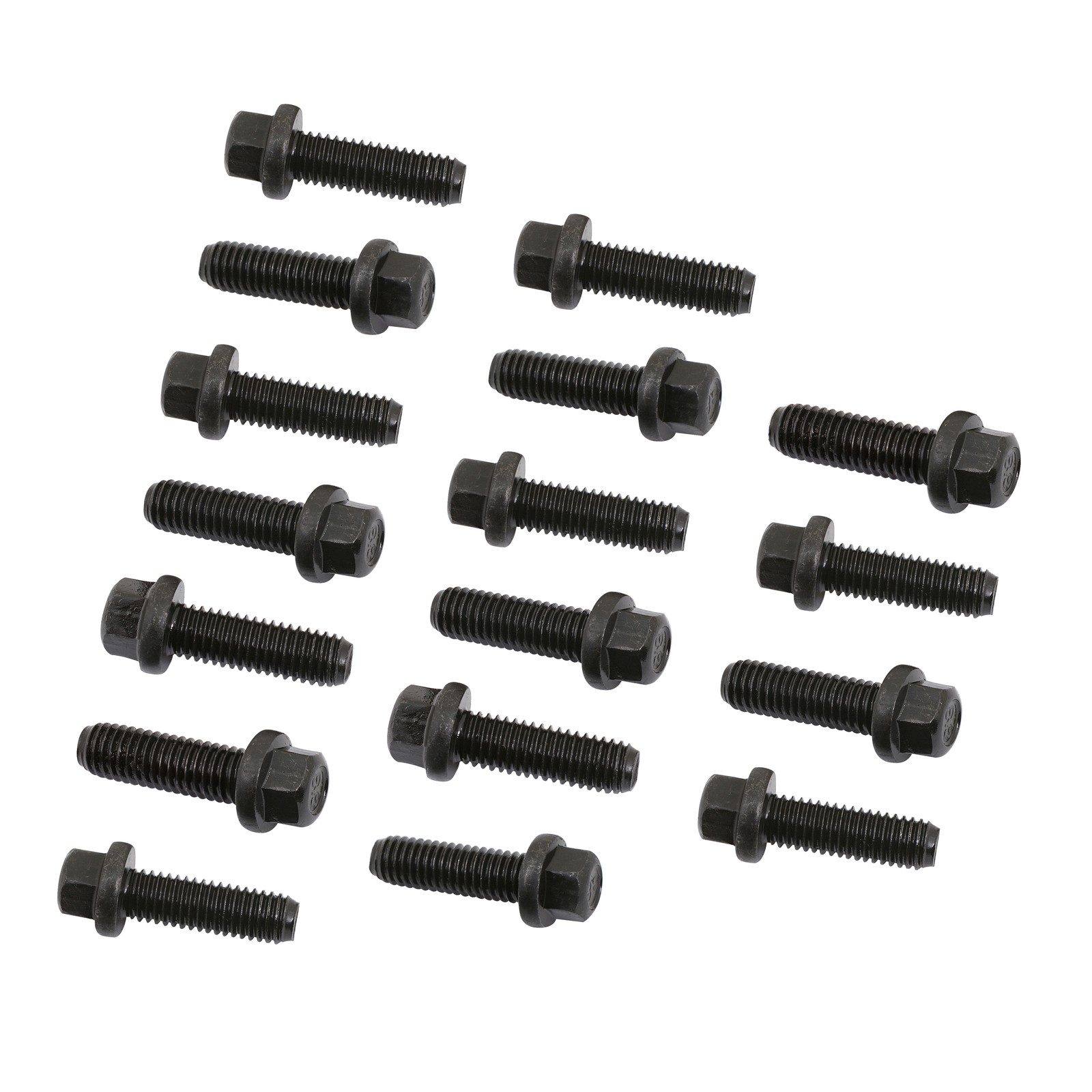 970G Mr. Gasket Header Bolts - M8-1.25 x 25mm Hex Head - Black Oxide
