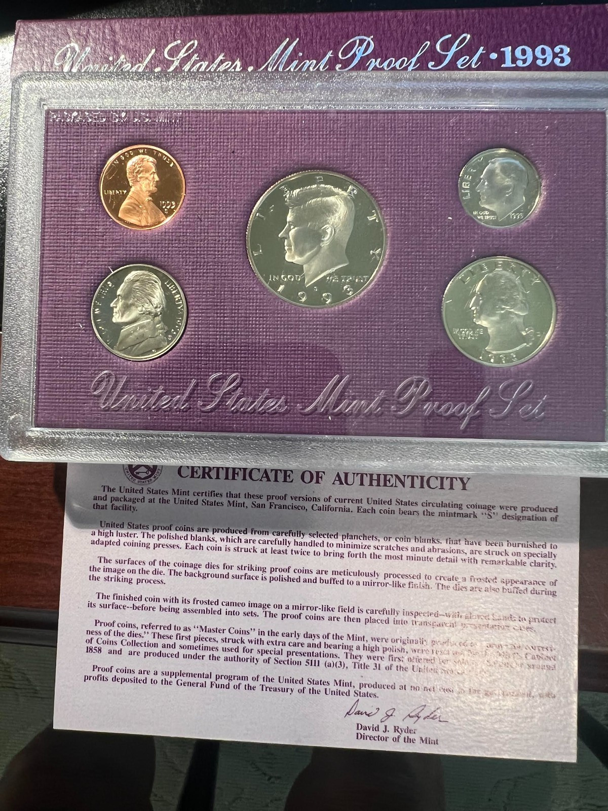 1984-1993 - 22 US Proof Sets Mint with C.O.A,