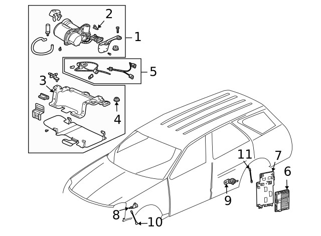 Genuine GM Control Module 25773350