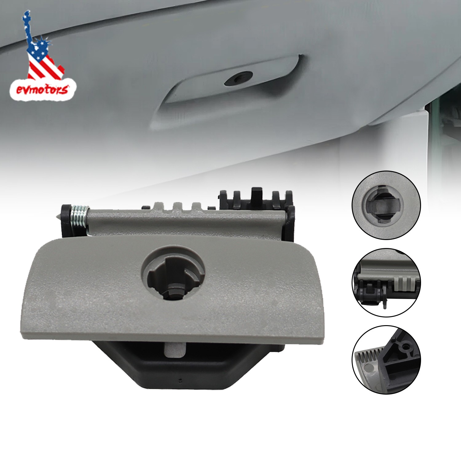Glove Box Latch Lock Handle Gray Dash for 05-09 Buick LaCrosse Allure 15251006