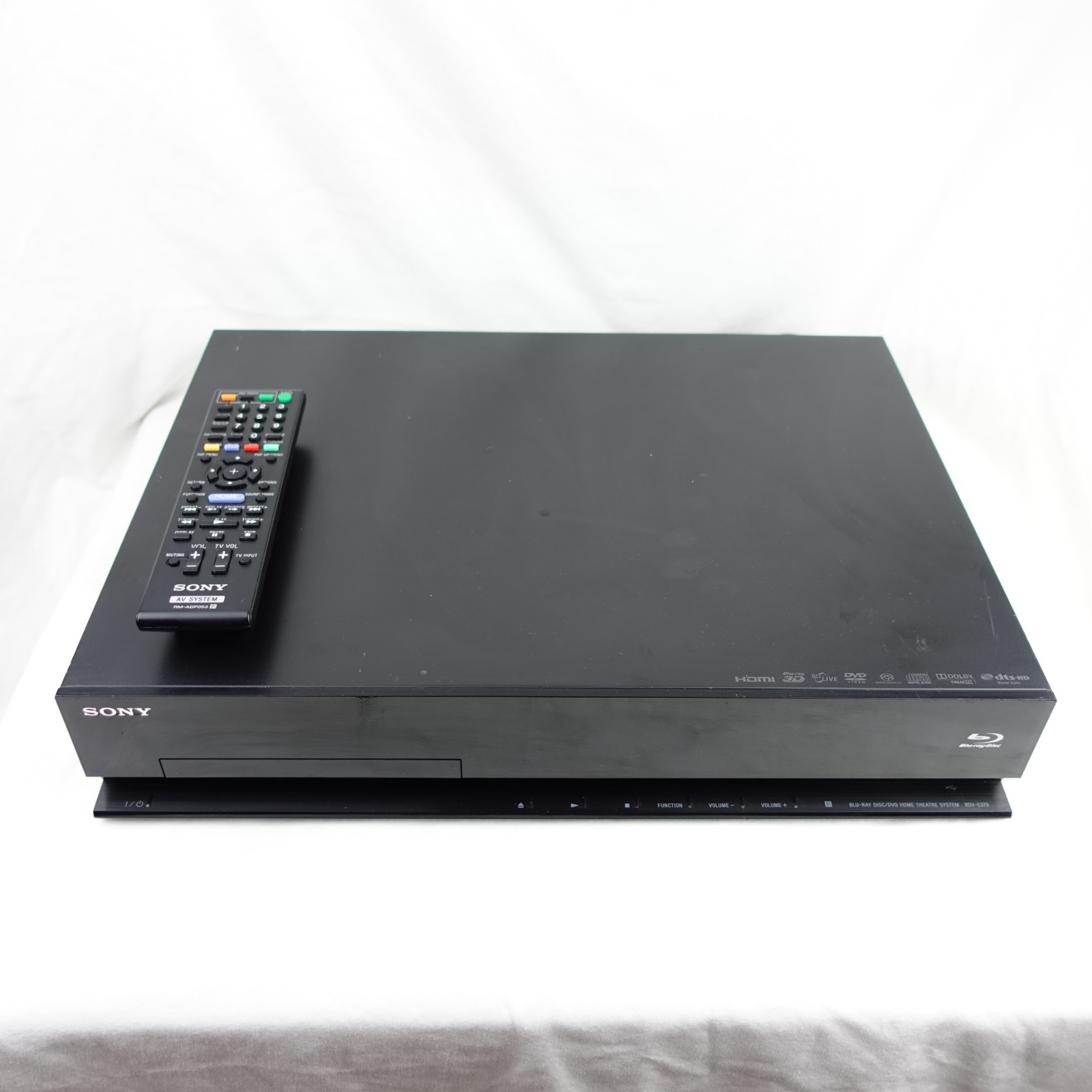 Sony BDV-E370 Blu-Ray Home Theater Receiver TESTED Works w/ Remote & HDMI