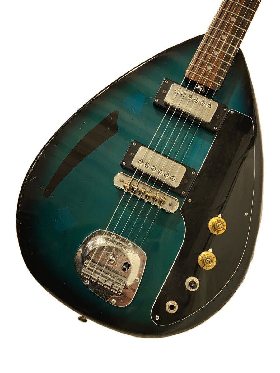 HONEY Electric Guitar BEATSOUND Bizarre Body Only 1967-69s Teardrop Green Used
