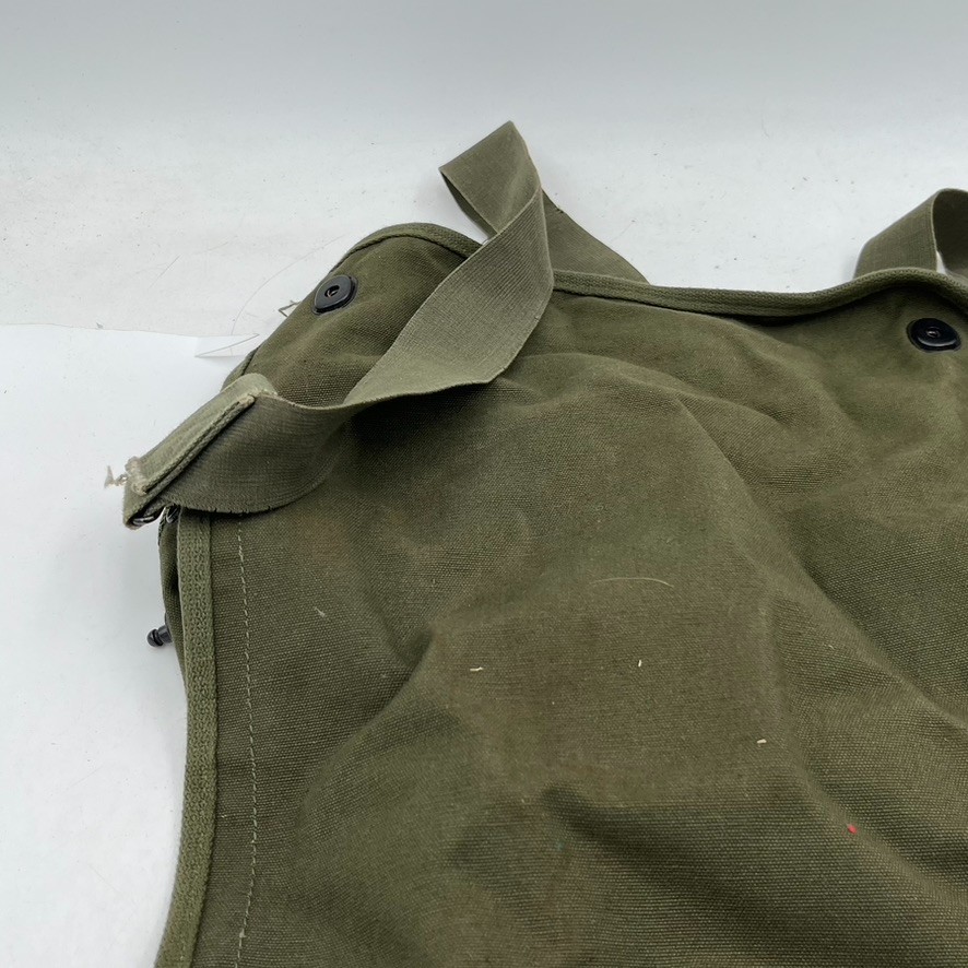 Vintage U.S. ARMY Map Dispatch? Field Bag Case Crossbody Strap Olive Green
