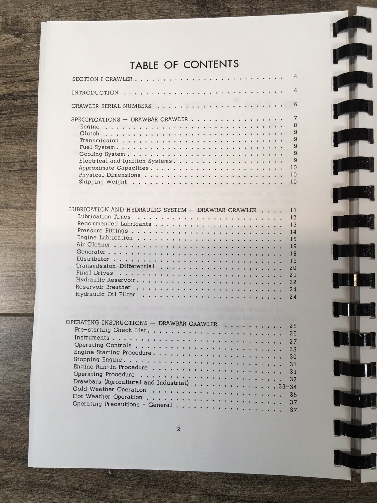 Case 310D Crawler Dozer Loader Operators Manual Owner Book Maintenance Bulldozer