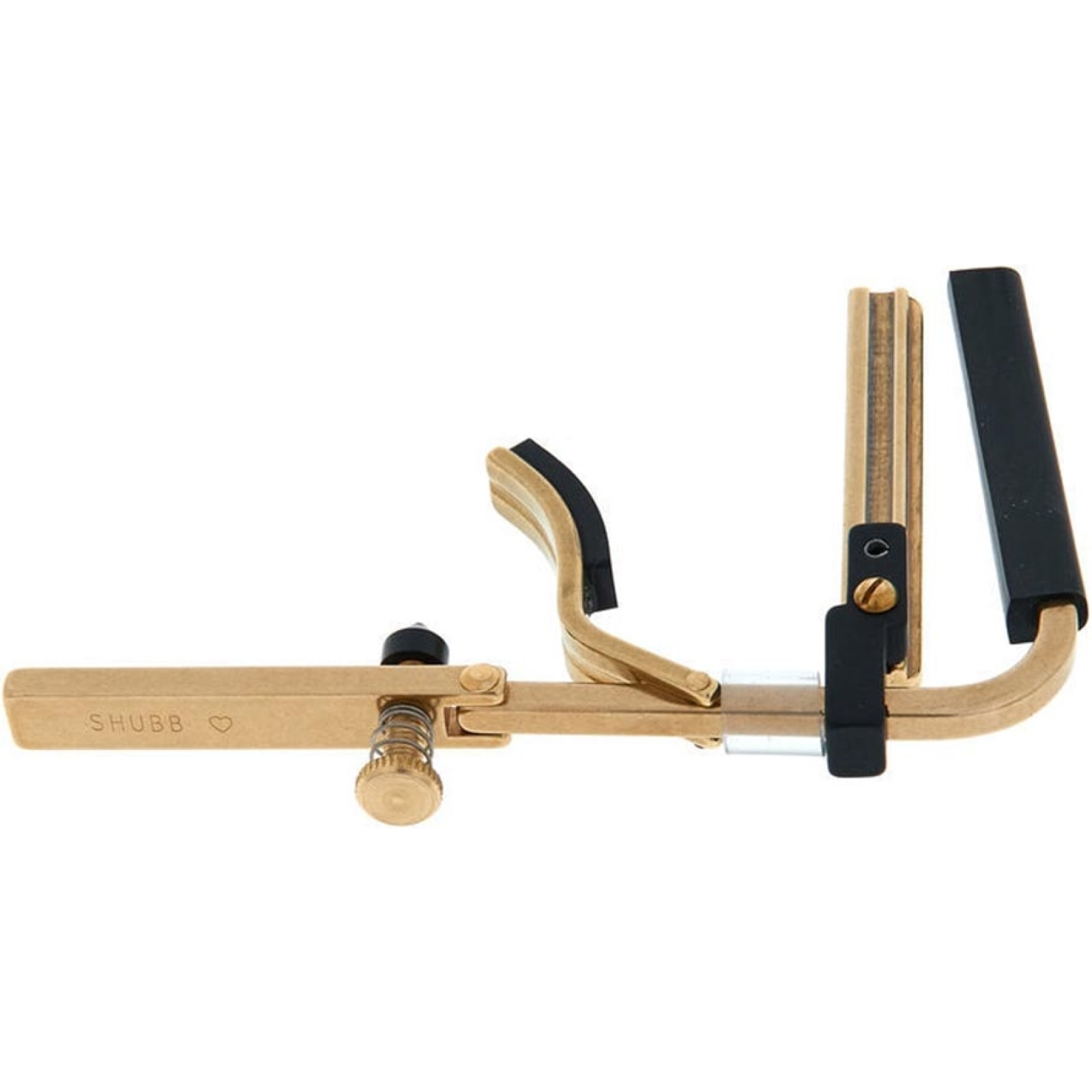 Shubb C6B Dobro Capo for Resophonic Guitars, Brass