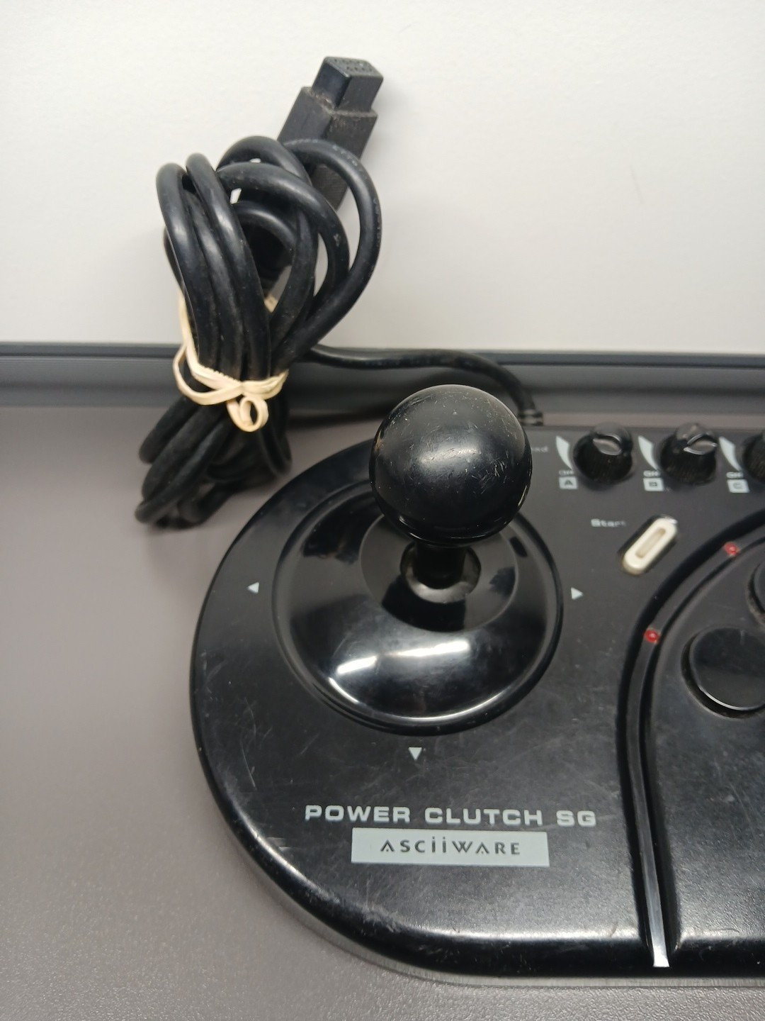 Asciiware Power Clutch SG Controller Joystick Model 5700 Sega Genesis Tested