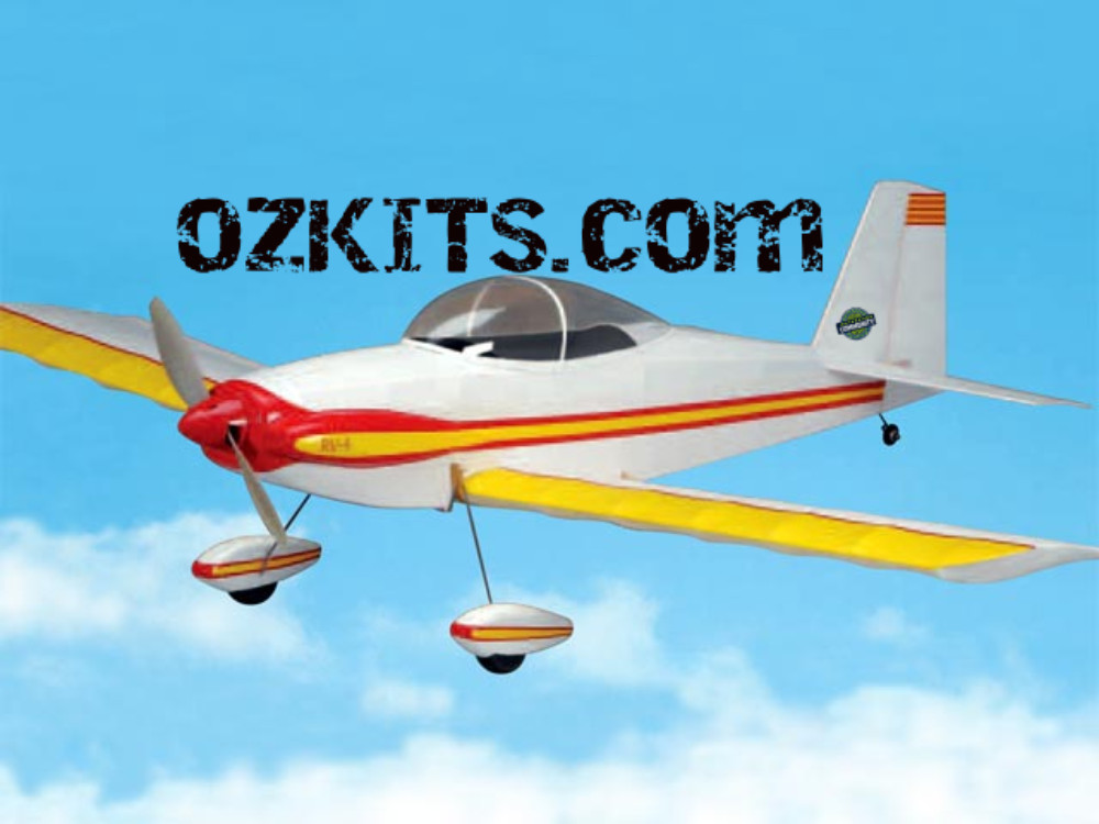 RC Airplane Laser Cut Short Kit & Printed Plans Electric Vans Rv-4 41" WS