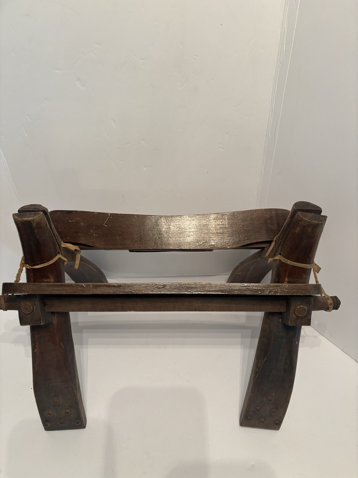 Vintage Egyptian Camel Saddle Stool
