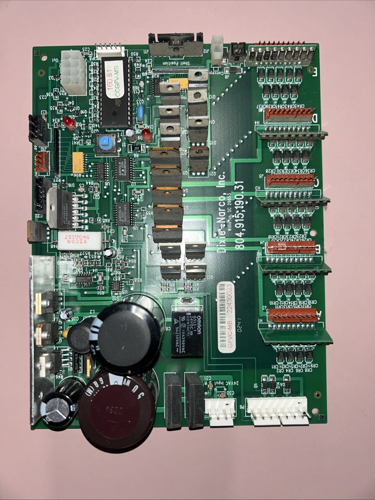 Dixie Narco DN3000,  DN5000 Soda Vending Machine Main Driver Board