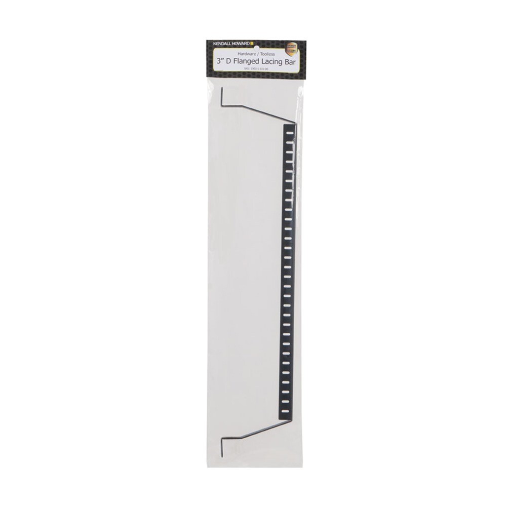19" Cable Management Bar Panel Space Saver Rear Support Rack Data Cabinet Steel
