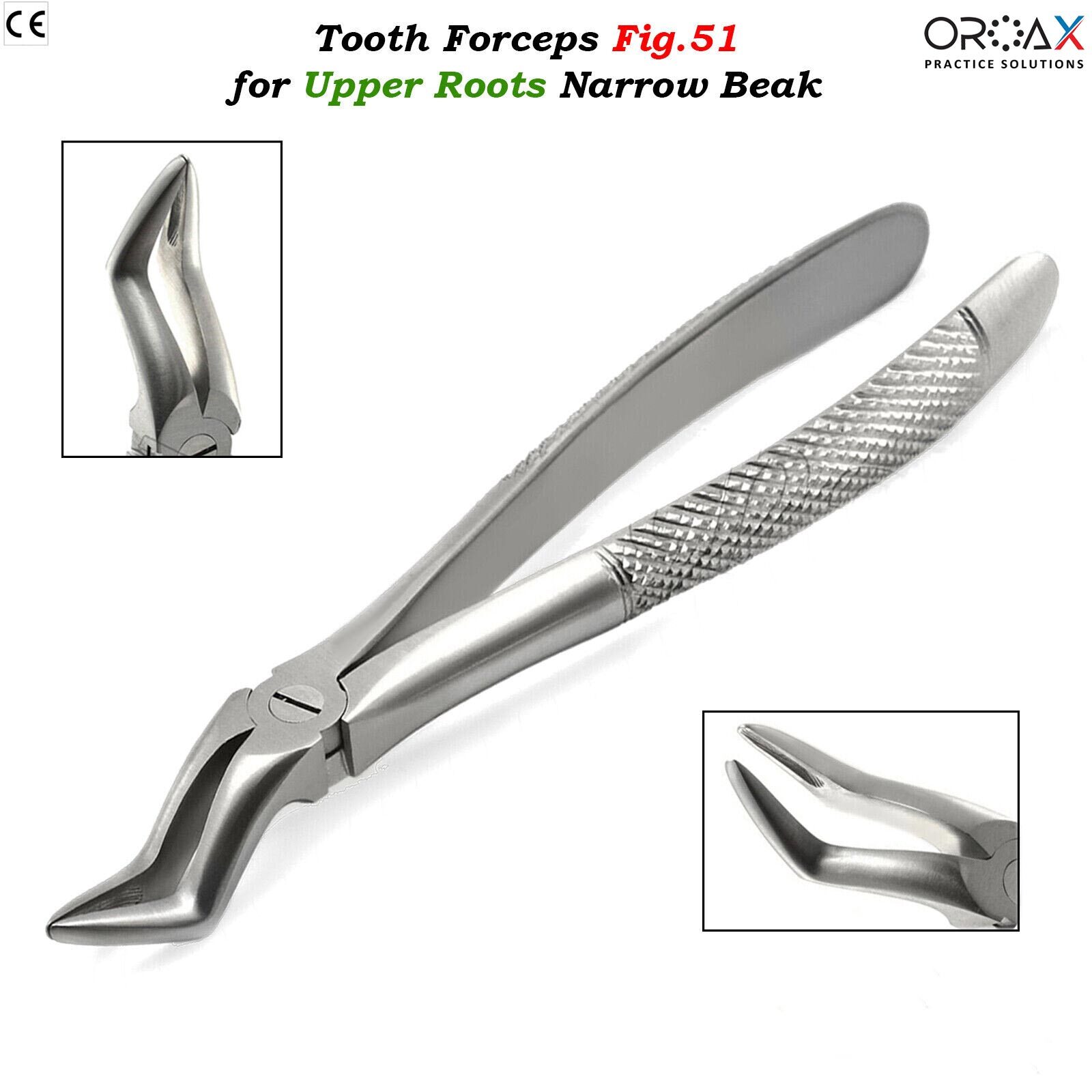 OROAX™ Extraction Forceps Upper Lower Molar Canines Premolars Surgical Tool