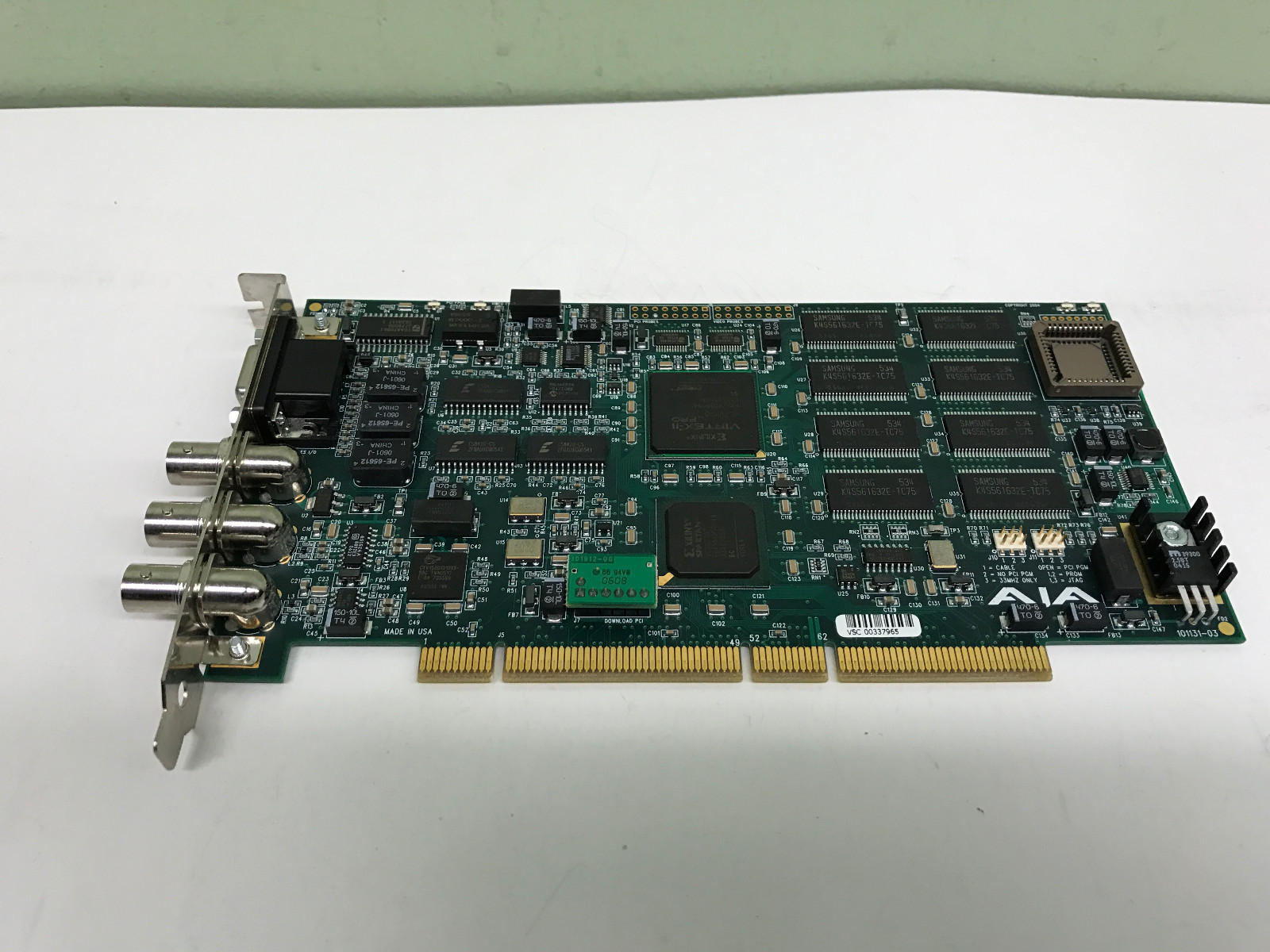 AJA G65667 VSC00337965 PCI Video Capture Card