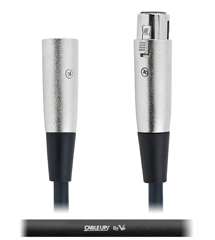 Cable Up DMX-XX5-5 5 ft 5-Pin DMX Male to 5-Pin DMX Female Cable