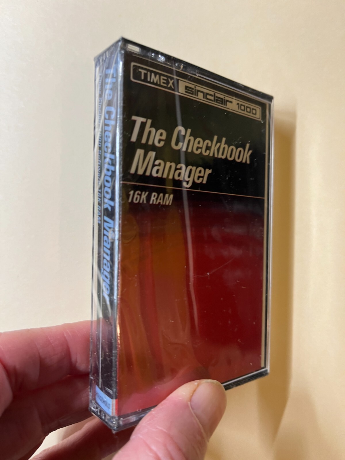 THE CHECKBOOK MANAGER - TIMEX TS1000 / ZX81 - Original Shrink-wrap