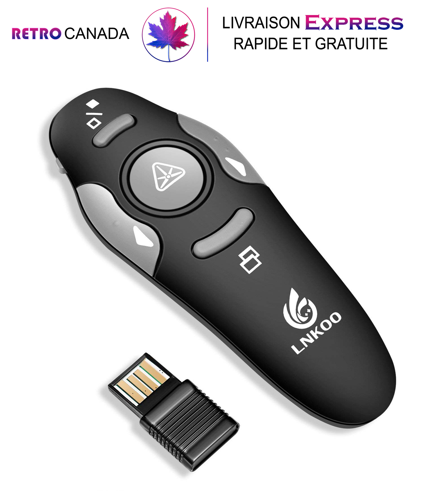 Stylo de présentation sans fil, Télécommande à Pointeur laser pour diapositive