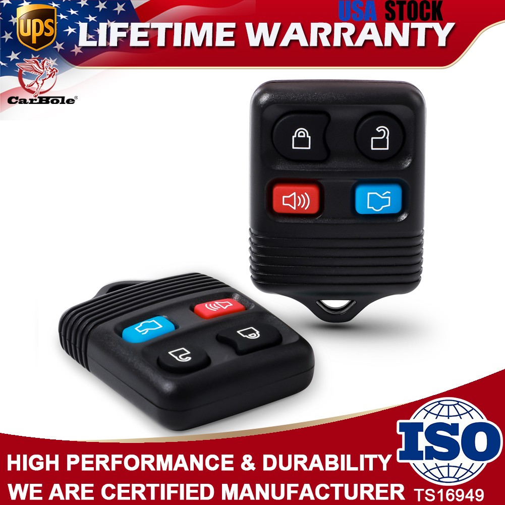 2pcs 4 Button Electronics Keyless Remote Fob For FORD LINCOLN MERCURY CWTWB1U322