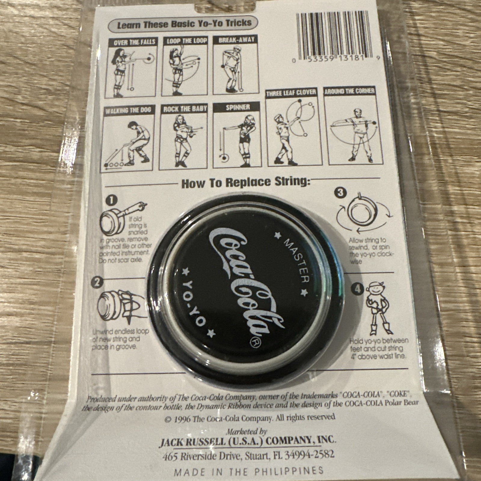 Black Coca Cola 1990 Yo-yo