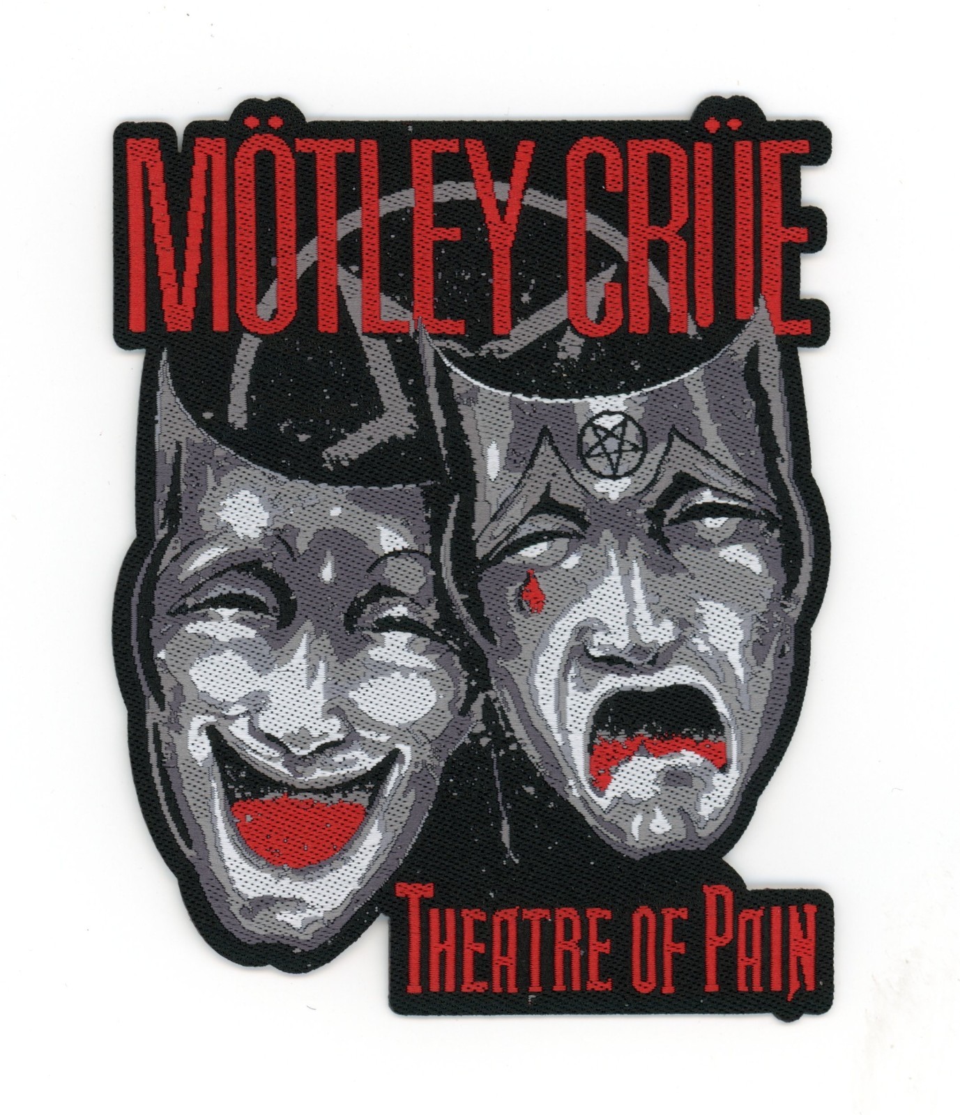 Motley Crue “Theatre of Pain” Patch – Sunset Strip Heritage – Iron-On Badge