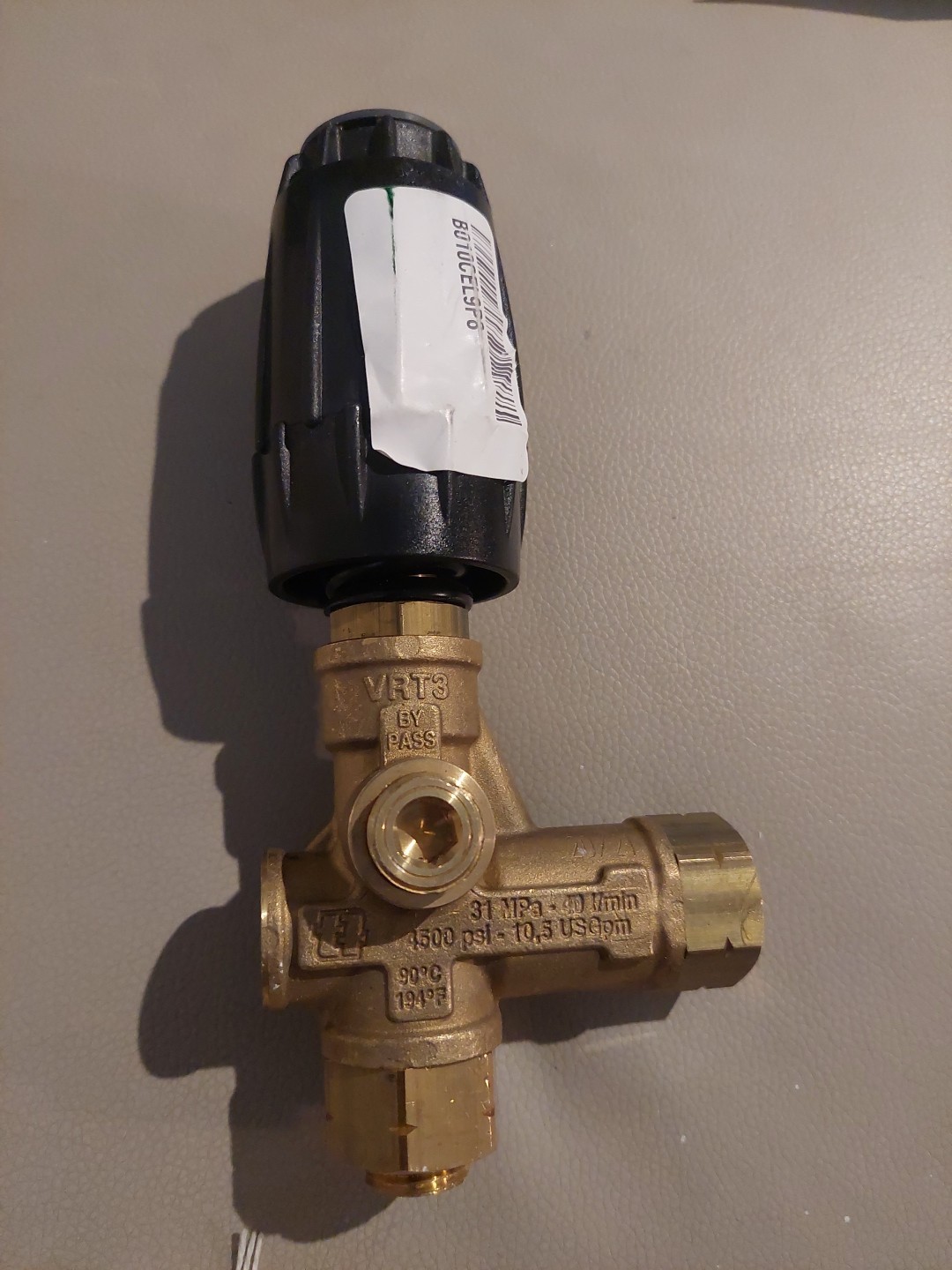 VRT 3 Pressure Washer Unloader / Regulator-  4500 PSI SAME DAY FREE SHIPPING