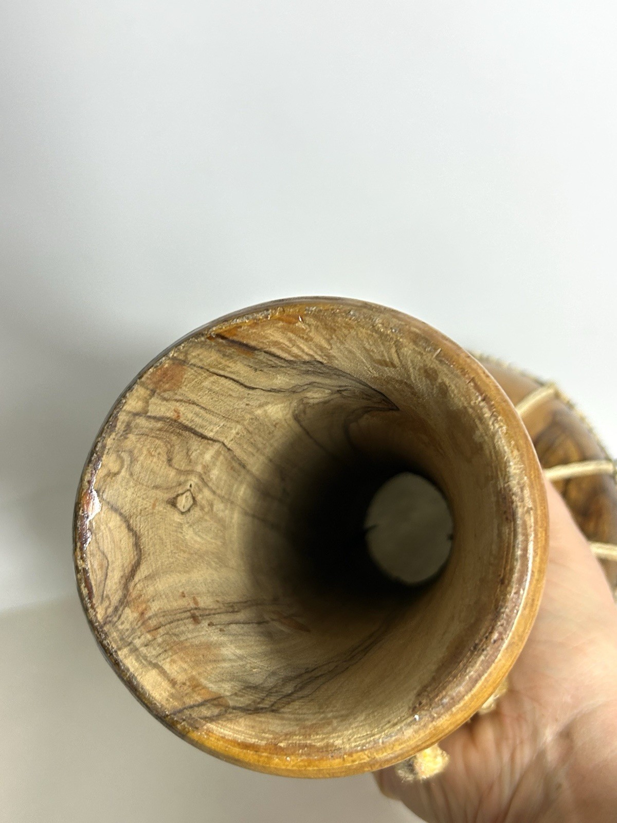 Vintage African Goblet Drum - Percussion Djembe Bongo