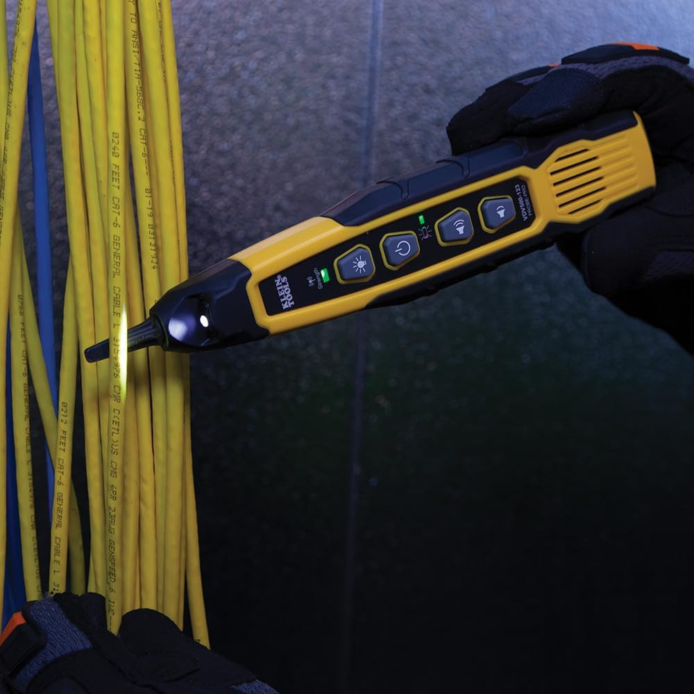 VDV500-123 Wire Tracer Tracing Probe with LED Work Light for Ethernet, Internet,