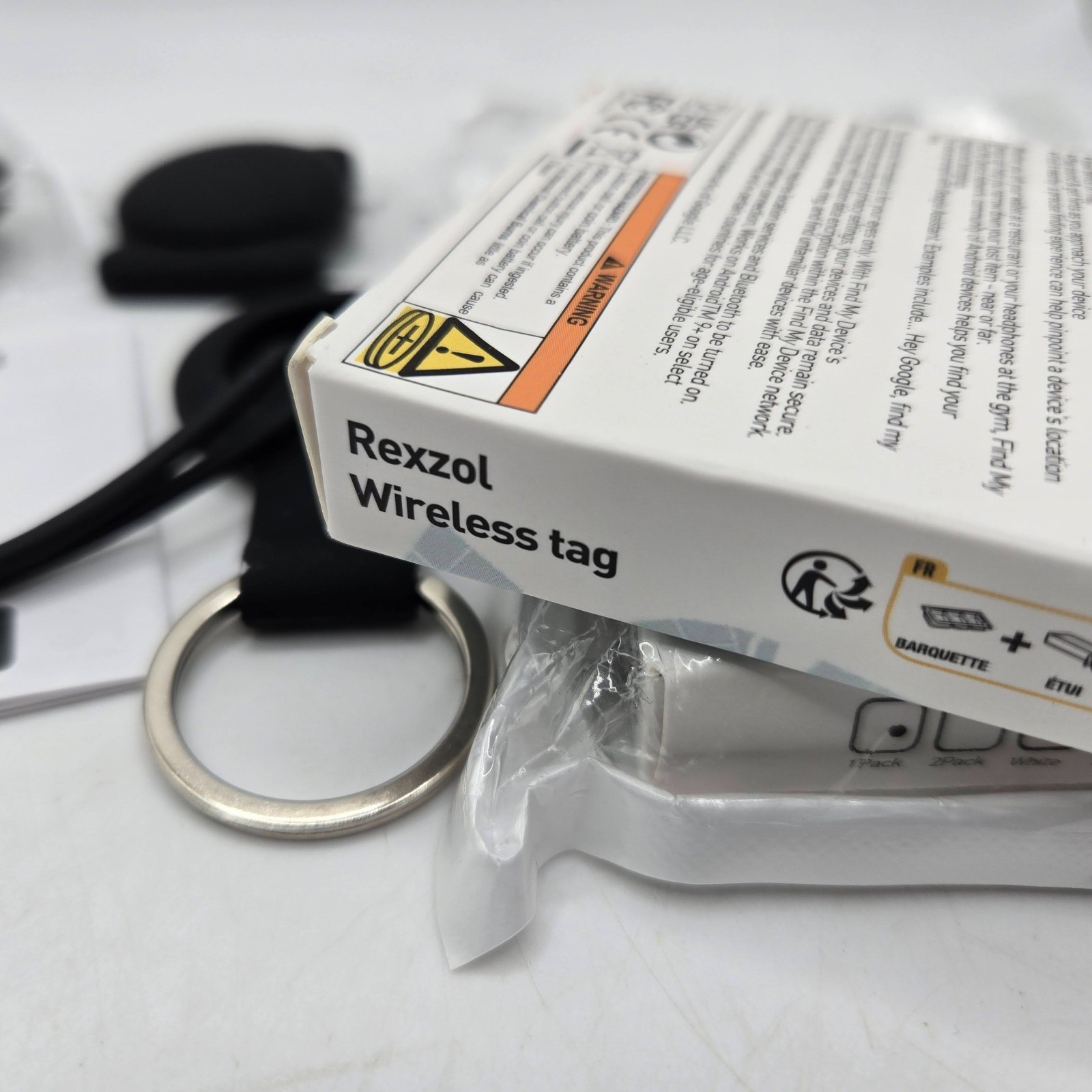 3 - Android Wireless Tag Smart Bluetooth Tracker Works with Android NIB Black