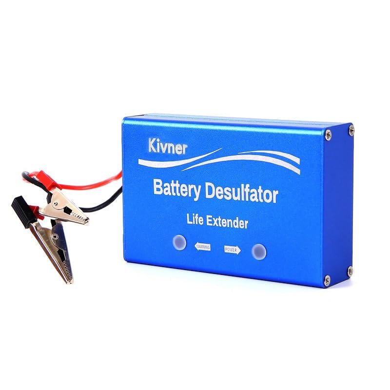 12 Volts Lead Acid Battery Maintainer & Desulfator Life Black