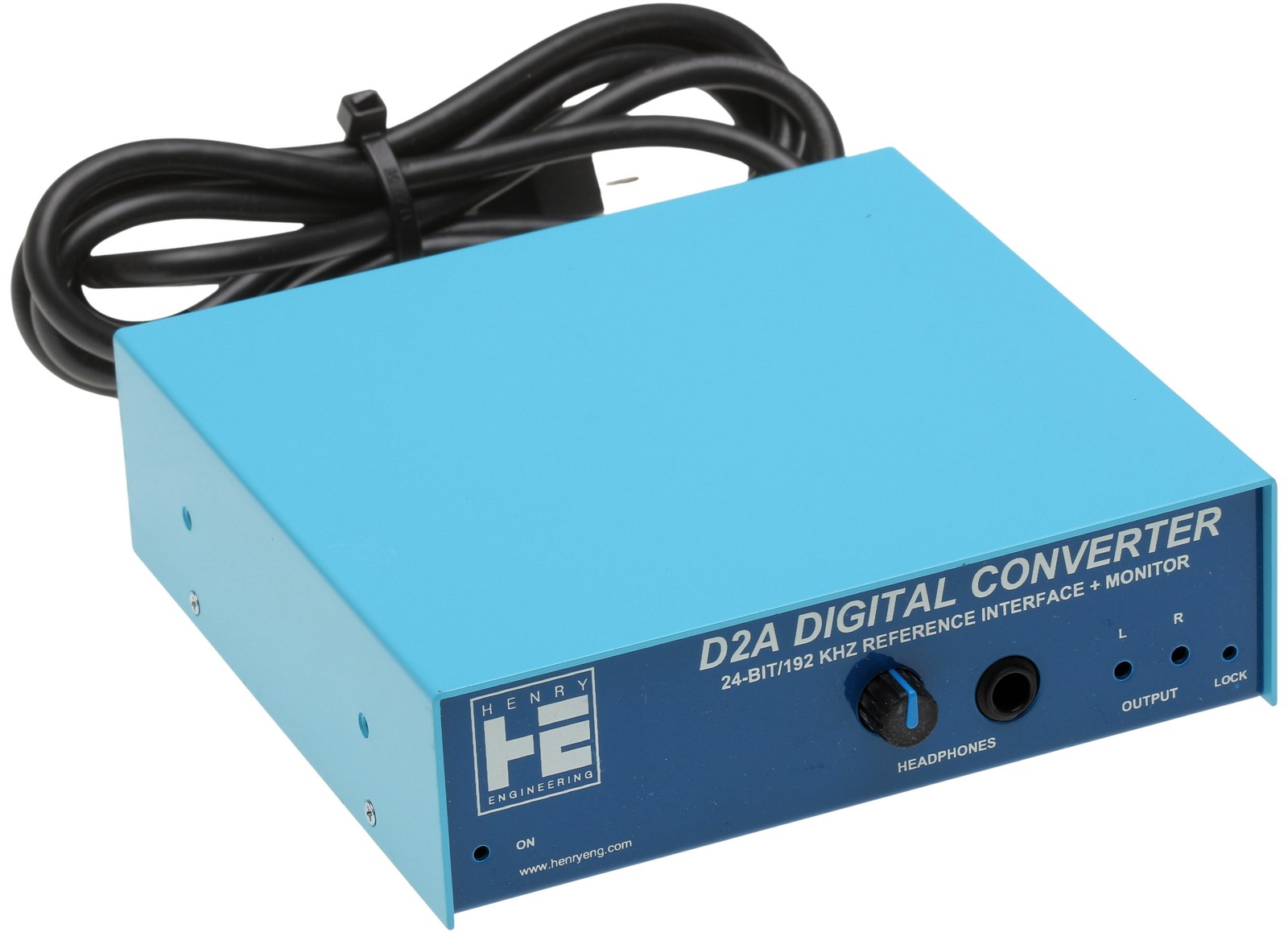 Henry Engineering D2A 192kHz AES Digital to Analog Audio Converter Balanced XLR