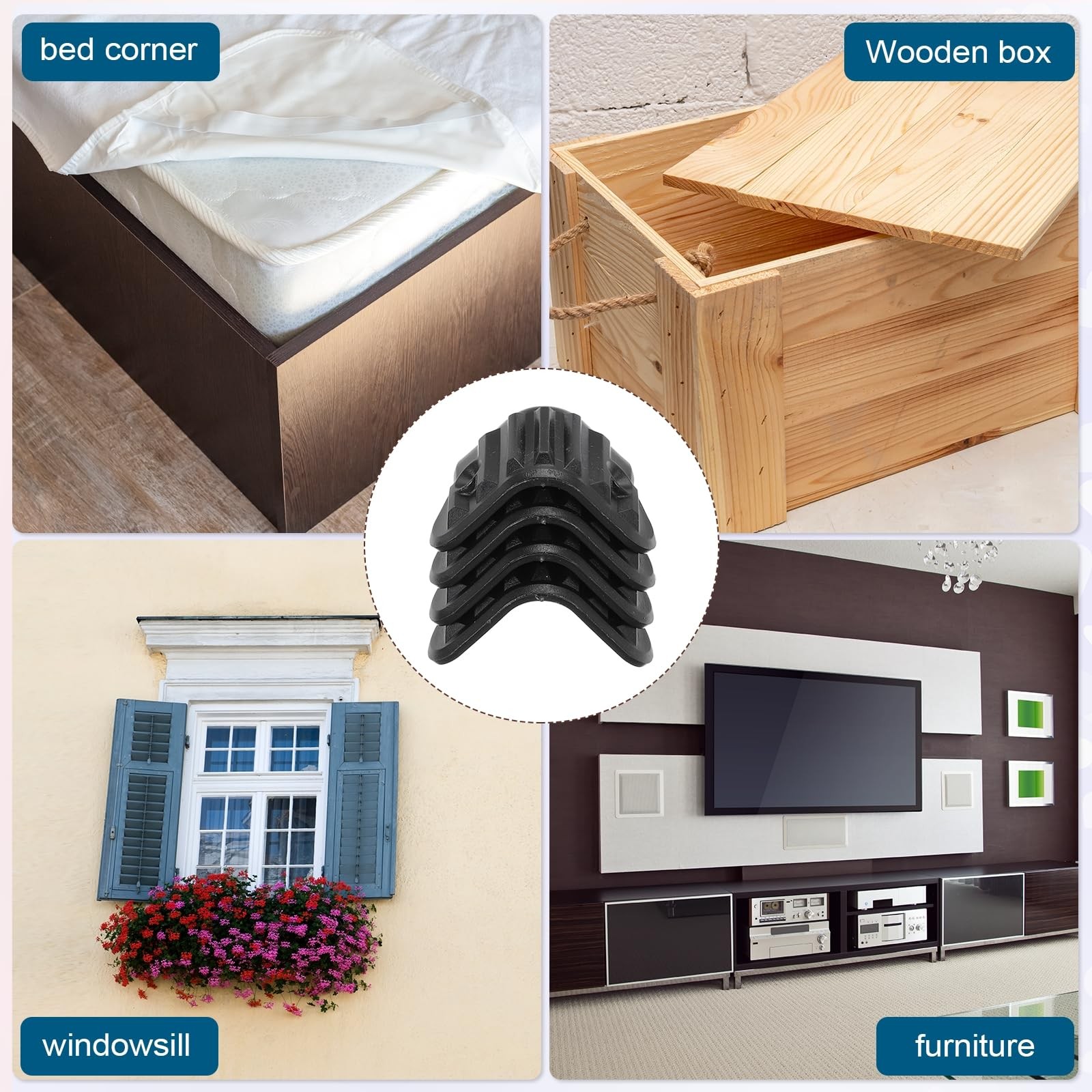 MECCANIXITY 4 Speaker Cabinet Corners Protector